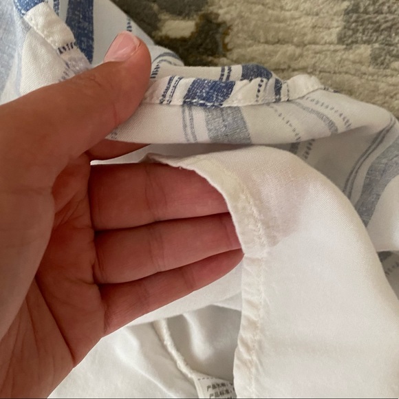 Hollister Blue & White Striped Skater Dress - Picture 11 of 14